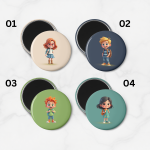 Fridge Magnet Kulkas Bulat Lucu Edisi Back To School Fridge Magnet Kulkas Bulat Lucu Edisi Back To School